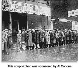 soup kitchen sponsored by Al Capone